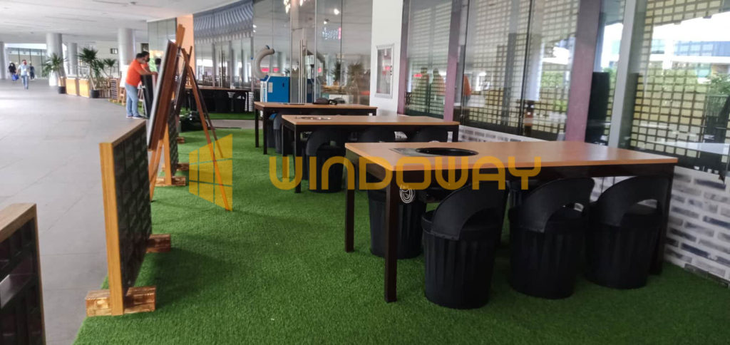 Festival Mall Alabang-Artificial Grass Philippines Windoway Winturf